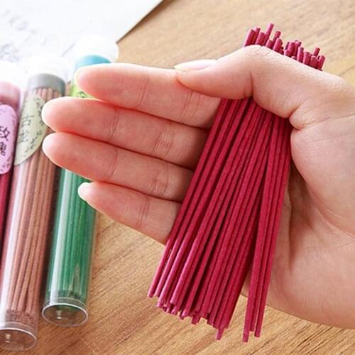 50 Sticks Incense Natural Burner Aromas Air Freshener Sandalwood Aromatherapy Fragrance Sticks for Yoga Studio Hotel Temple