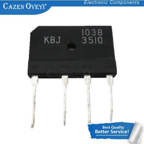 5pcs/lot GBJ3510 KBJ3510 ZIP-4 35A 1000V In Stock