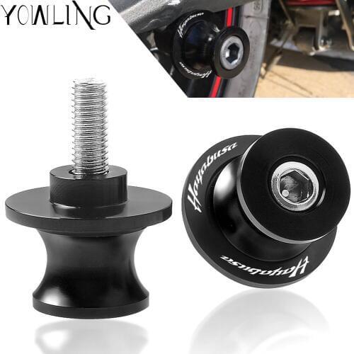 8MM Motorbike Swingarm Sliders Spools For Suzuki HAYABUSA GSXR1300 1999-2107 Motorcycle Rear Swing Arm Protector Stand Screws m8