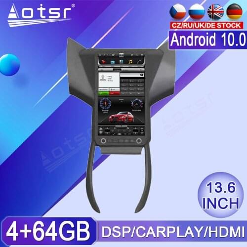 13.6" 4+64G Android Tesla Screen DSP Carplay GPS Navigation Car Multimedia Radio Player For Hyundai Elantra 2012 2013 Head Unit