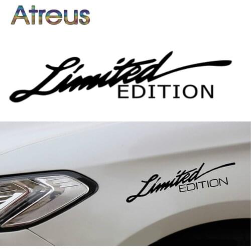 Car Styling Sticker LIMITED EDITION Creative Vinyl for Mitsubishi Lancer 10 Outlander 3 ASX Seat Ibiza 6j 6l Leon 5f Honda Civic