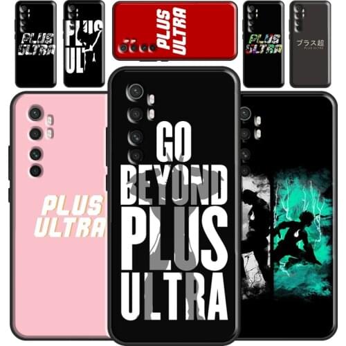 Plus Ultra My Hero Academia Case For Xiaomi Mi 11 Lite Ultra 9 10 9T 10T Pro A3 POCO F3 F1 F2 M3 X3 Pro Bumper Cover