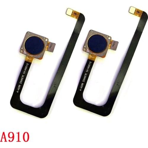 For ZTE Blade A910 Fingerprint Sensor Flex Cable Home Back Button Key Touch ID Repair Parts