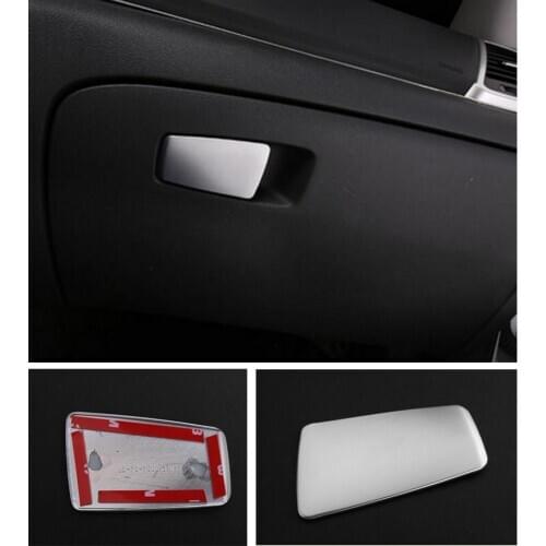 Chrome Trim storage box decoration trim sticker For Hyundai Tucson 2015 2016 ABS New White Interior Mouldings