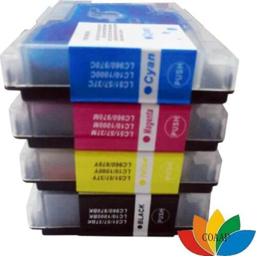4-PK INK CRTRIDGE for BROTHER MFC 240C 250C 295CN 440CN 3360C 5460CN LC51 LC970 LC1000