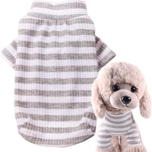 Classic Dog Sweater Clothes Puppy Pet Cat Clothes Elastic Jacket Coat Fashion Soft For Small Dogs Chihuahua French Bulldog