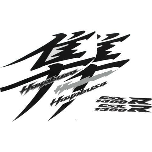 KODASKIN For HAYABUSA GSXR1300 1997-2007 2008-2014 Complete decals stickers Raise 3D Emblem whole black