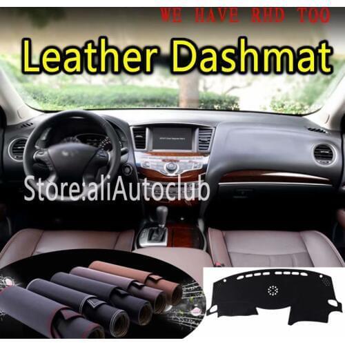 For INFINITI Qx60 Jx35 2012 2013 2014 2016 2017 2018 Leather Dashmat Dashboard Cover Dash Carpet Custom Car Styling Sunshade