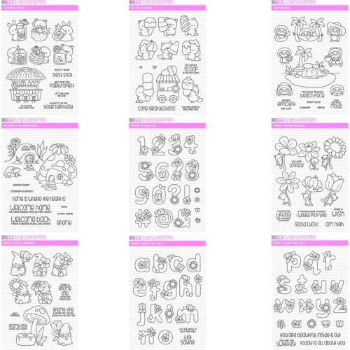 Metal Cutting Dies and Clear Stamp For Scrapbooking Paper Craft Handmade Card Album Punch Art Cutter 2021 New Christmas Dies Me
