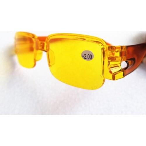 Korean Fashion Reading Glasses Men Women Clear Lens Half Frame Presbyopic Eyewear 1.0 1.5 2.0 2.5 3.0 3.5 4.0 For Reader