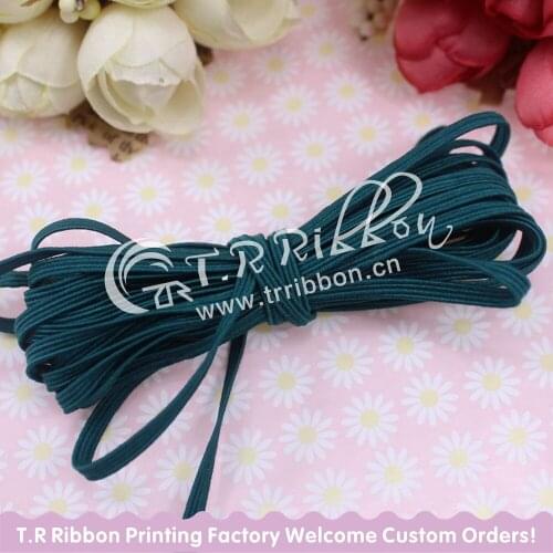 Fashion! 1/8" 3mm Skinny Elastic Ribbon #39, clothing accessaries 144yards factory sale directly