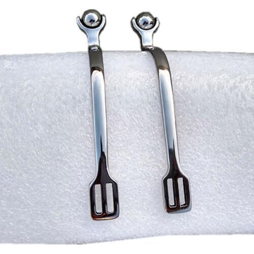 Roller Ball Spurs Horse Smooth 30mm Neck Stainless Steel Horse Riding Soft Gentle spur