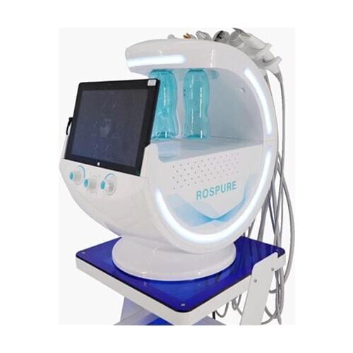 2020 new arrival aqua skin scrubber deep skincare oxygeneo facial therapy microdermabrasion machine skin analyzer