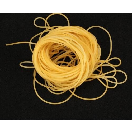 Solid elastic rubber (non-porous) 5M diameter 2mm natural latex slingshot rubber tube for sling shooting hunting shooting tools