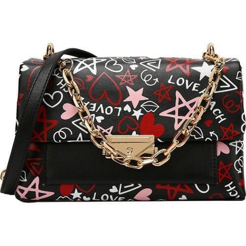 Wholesale Purses And Handbags Luxury Designer Shoulder Bag Fashion Crossbody Bag For Women 2020 Luxury Handbags Cartoon Print