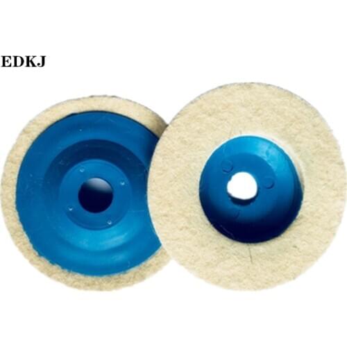 100*8*16mm Wool Polishing Wheel Buffing Pads Angle Grinder Wheel Felt Polishing Disc for Metal Marble Glass Ceramics