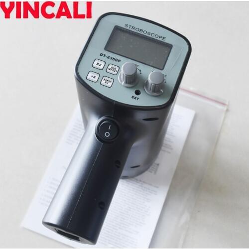Handheld Stroboscope Digital Tachometer DT-2350PA Non-contact Measure rotative velocity Flash Analyzer Range 50-12000 FPM
