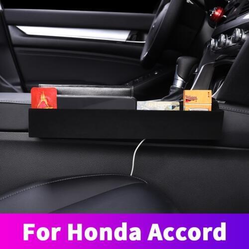 Central control storage box seat slot box storage box modified decorative supplies For Honda Accord 10th 2018 2019 2020