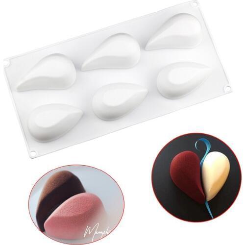 Love Heart Shape Silicone Cake Molds Mousse Dessert Chocolate Pastry Tools Cake Decorating Tools