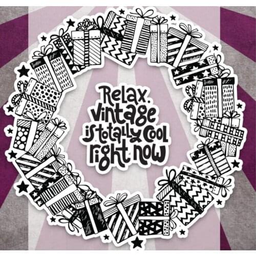 Gift background Transparent Clear Silicone Stamp Seal for DIY scrapbooking photo album Decorative clear stamps A1079