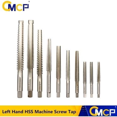 High Quality TR8/10/12/14/16 Trapezoidal Thread Tap HSS Machine Screw Tap Left Hand Metric Mchine Taps Screw Tap Drill Bits