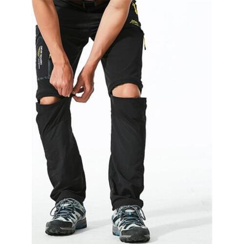 Outdoor Summer Shorts Quick-drying Pants Men Two-pants Detachable Trousers Pantalon Hiking Camping Trekking Mountaineering Pants