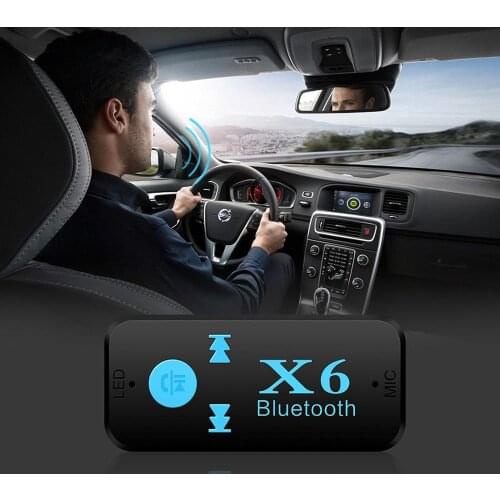 X6 Universal Bluetooth Receiver V4.1 Support TF Card Handfree Call Music Player Phone Car AUX In/Output MP3 Music Player