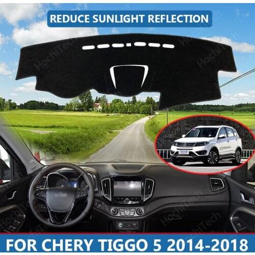 Car Inner Dashboard Cover Capet Cape for Chery Tiggo 5 2014-2018 Dashmat Sunshade Pad Cover Dash Mat