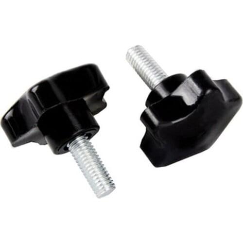 1Pcs M12 Stainless Steel Five Star Handle Plum blossom Torx T&TX Plastic head Hand Screw Adjustable Pentagonal Knob 55mm-100mm L