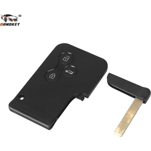 DANDKEY 3 Buttons Remote Key Shell For Renault Clio Megane 2 Scenic Grand Car Key 2003 2004 2005 2006 2007 2008 Fob Replacement