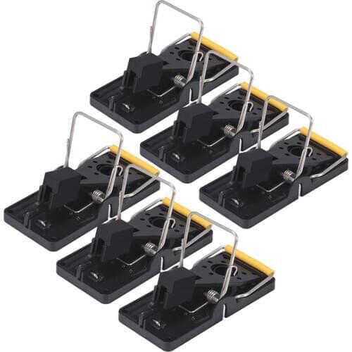 6PCS High Quality Reusable Rat Catching Mice Mouse Traps Mousetrap Bait Snap Spring Rodent Catcher Pest Control Cleaner Supplies