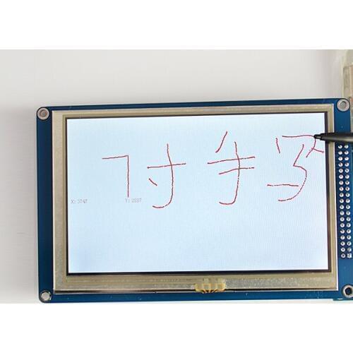 7 inch 8080 bus type module with touch 51/AVR/STM32 can drive 800*480 resolution touch screen