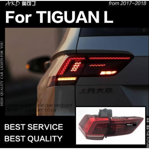 Car Styling Taillight for Tiguan Tail Lights 2017-2020 New Tiguan LED Tail Light Rear Lamp DRL Brake Reverse auto Accessories