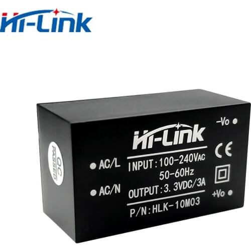 Free Shipping AC DC Converter 220V to 10W 3.3V 3A Power Module HLK-10M03 25pcs