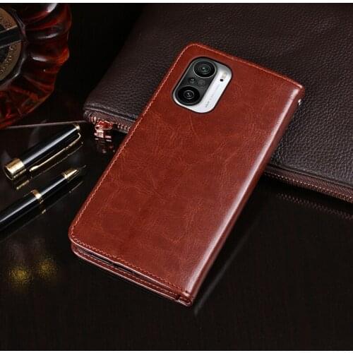 Case For Redmi K40 Pro Case Cover High Quality Flip Leather Case For Xiaomi Poco F3 Cover Capa Phone bag Wallet