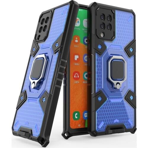 Kickstand Anti-knock Hard Fitted Case for Samsung Galaxy M31 A71 A51 5G A12 A32 A42 Note 10 20 Ultra S20 S21 Plus Back Cover