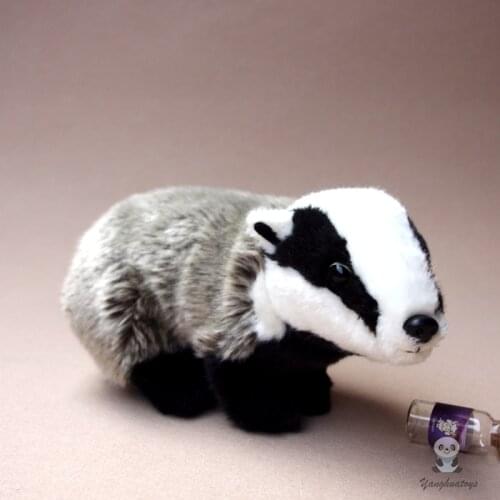 Childrens Toy Plush Wild Badger Doll Simulation Stuffed Animals Toys Gifts Cute