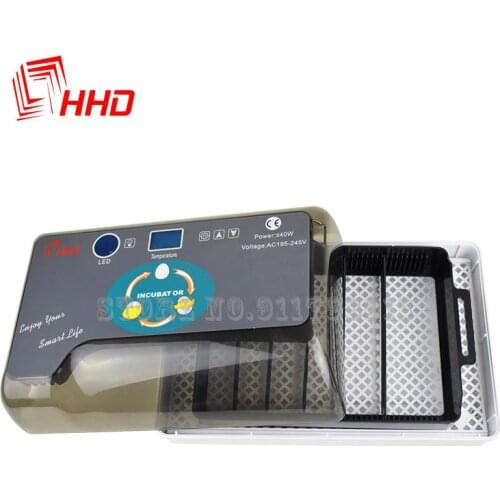 12 Egg Incubator Automatic Turn Eggs Multifunctional Egg Tray Duck Goose Quail Pigeon Incubator Equipment Household Type