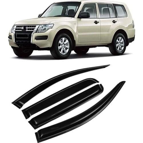 For Mitsubishi Pajero V73 V75 V93 V97 2000-2019 Window Visor Wind Rain Sun Smoke Guard Deflector Vent Shade Raincoat Shelter