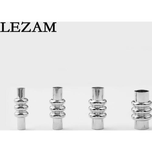 5pcs 3mm 4mm 5mm 6mm Round Magnetic Clasp for Cord End Bracelet Necklace