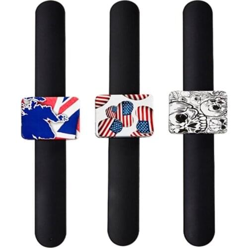 Hairpin Storage Magnetic Wristband In-line Shape Positioning Clip Bracelet Wrist Band Strap Belt Hair Clip Holder Barber