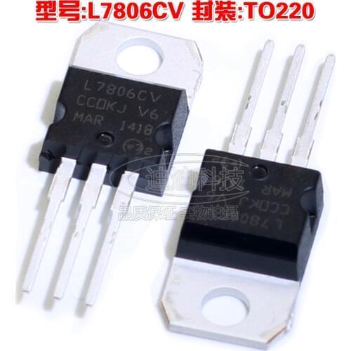 New L7806CV TO-220 Transistor Regulator L7806 TO220 Three-Ended Regulator
