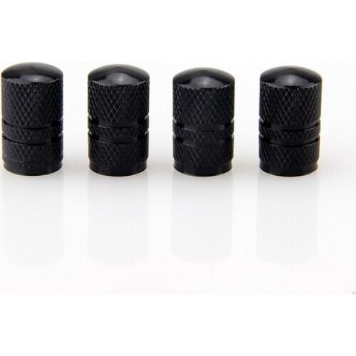 General-Use Vehicle Wheel Tire Valve Stem Caps Carving-Styling Black Covers Automobiles Motorcycles Bicycles Tyre Accessories