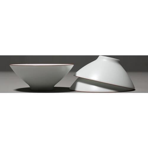 PINNY Matte White Porcelain Teacup Ceramic Pigmented Tea Cups High Quality Kung Fu Tea Set Retro Tea Ceremony Accessories