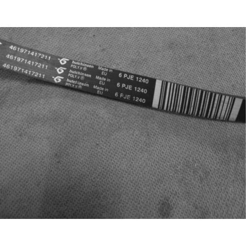 Suitable for Whirlpool AWOE9558 AWOE8558 drum washing machine 6PJE 1240 belt