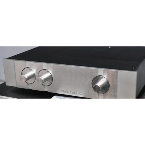 BZ4309A All Aluminum Preamplifier Chassis DIY HIFI Enclosure For PASS X2 Pre-Amp Power Amplifier Case 430MM*90MM*308MM