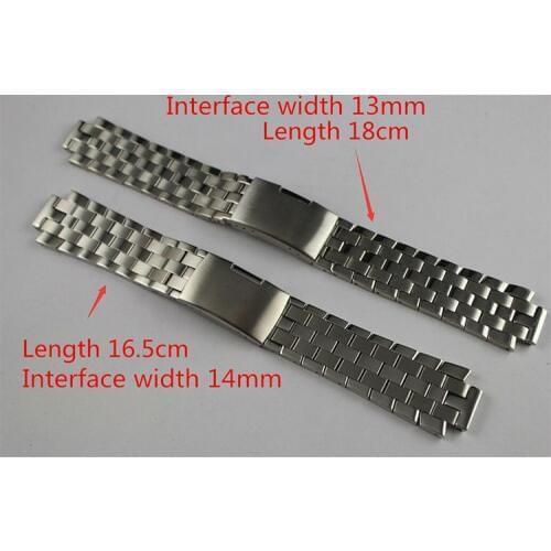 13mm L960.110 T60 14mm L975.110 New Watch Parts Male Solid Stainless steel bracelet strap Watch Bands For T60 L860/960K
