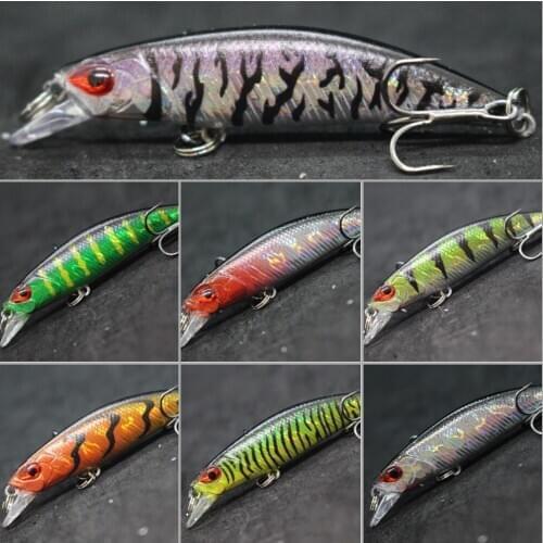WLure 5g 6cm Slow Sinking Jerkbait Long Casting Multiple Colors Tiny Minnow Fishing Lure M777