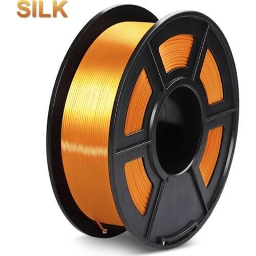 AW silk 3d printing 3D FDM Printer Filament Silk 1.75mm 1KG PLA Silky Rich Luster Metal Gold Copper Plastic Filament Materials