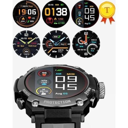 Newest Bluetooth listen music smart watch IP68 waterproof swmming watch heart rate blood pressure multiple sports watch